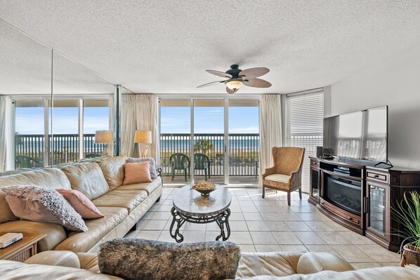 Enjoy the ocean view from your own living room.