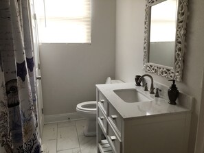 Modern and updated bathroom!