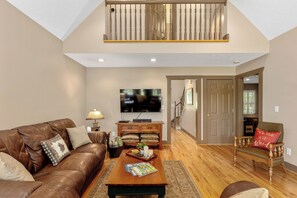 Smart TV in living room.