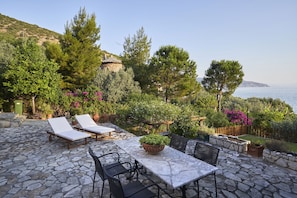 morning view of the terrace