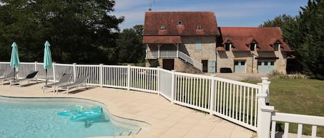 View of the house from the pool 