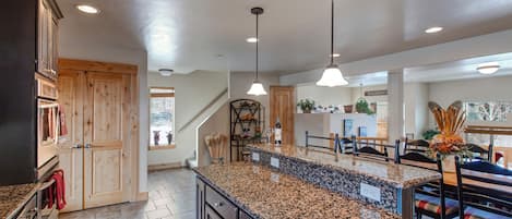 5452 Luge Lane Luxury - a SkyRun Park City Property - Granite Countertops Kitchen