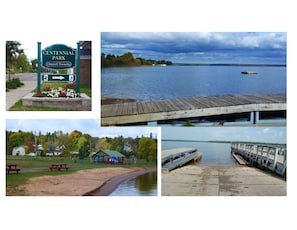 Centennial Park, across the street, has fishing pier, boat launch, playground...