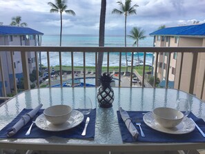 Early morning view from lanai