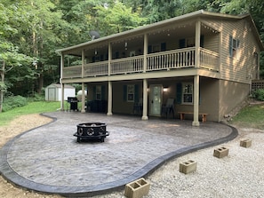 New stamped patio August 2021