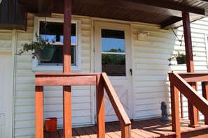 Back Door, is where the Keyless entry is at for the house.