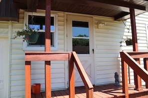 Back Door, is where the Keyless entry is at for the house.