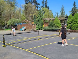 Parking Lot PickleBall Court.