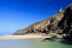 The beautiful Chapel Porth Beach