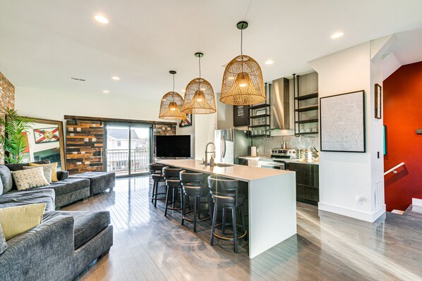 Omaha Vacation Rental | 3BR | 2.5BA | 1,860 Sq Ft | Stairs Required