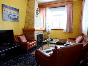 Blick in das TV-Zimmer