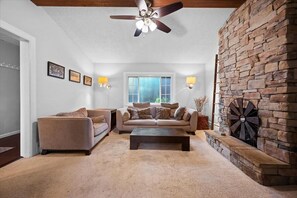 Another shot of the living room to enjoy friends and family