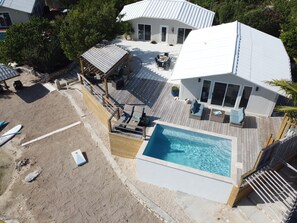 Birds eye view from Chalk Sound!