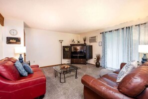 Warm and inviting living area