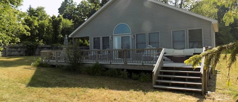 Back view of the cottage