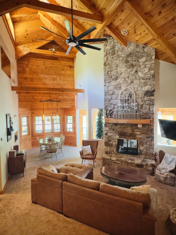 View of main living space.