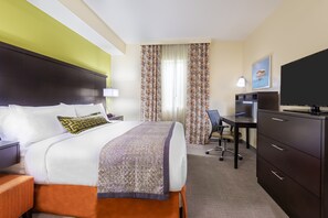 Drift to sleep in a comfortable bed after a wonderful day outside.