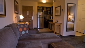 Enjoy the warm and cozy decor.
