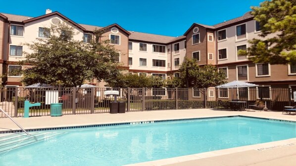 Go for a swim after a busy day.