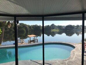 Screened in patio