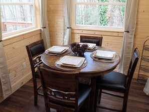 Dining Nook with great views of the outdoors.