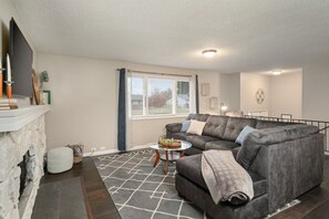 Open concept Family Room, just off kitchen and dining room