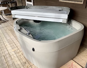 Our 4-5 person Hot Springs Hot Tub will feel great after a day if hiking!