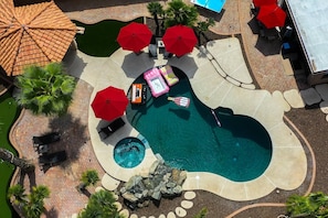 Virtual View of pool and backyard