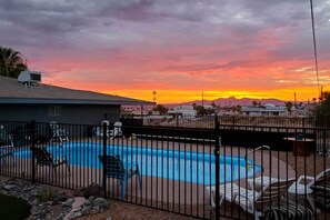 Fenced Pool | Sunset Views