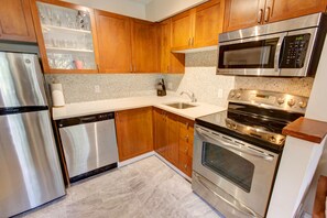 fully stocked kitchen