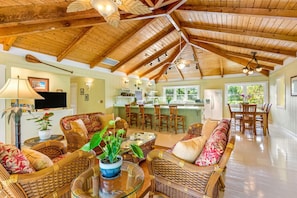 Living Room + Kitchen