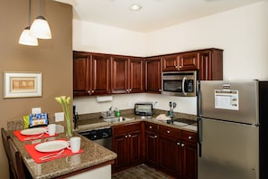 Prepare meals in the comfort of your very own fully-equipped kitchen.