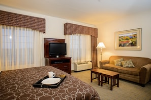 Drift to sleep in a comfortable bed after a wonderful day outside.