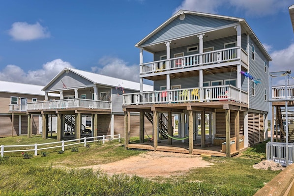 Surfside Beach Vacation Rental | 4BR | 4.5BA | 2,100 Sq Ft | Stairs Required
