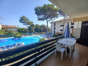 pool view terrace