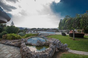 Large Garden overlooking the panoramic Views