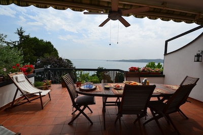 The terrace on the lake - Villa Claudia