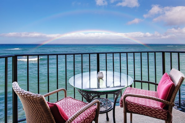 Take in natures beauty right from your lanai