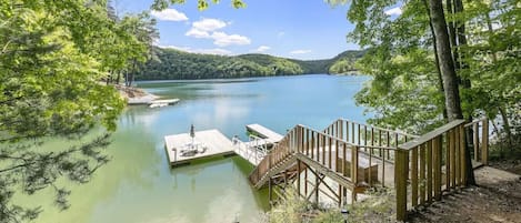 Stunning open views to main channel Norris Lake from inlet cove, Suits Us Fine!