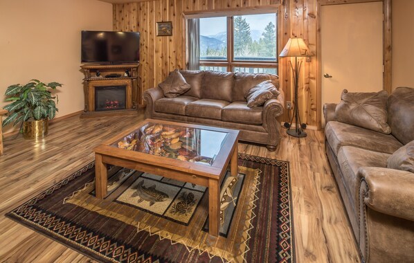 Watch a movie by the fire | Main Level