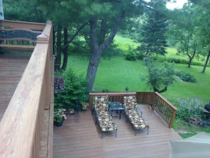 deck outside living space