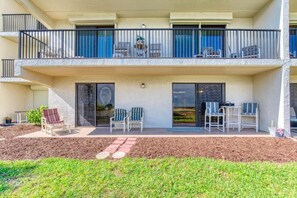 Large ground floor patio