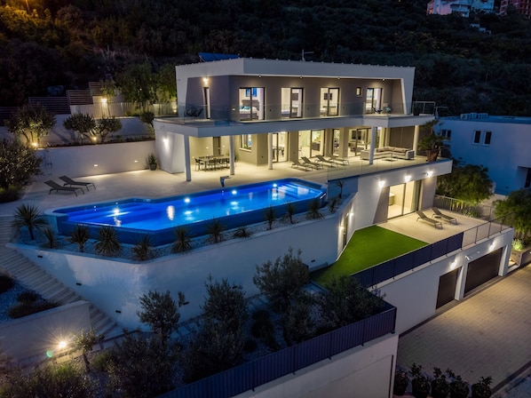 Newly built villa Ada is a 5-star property with a spa, gym and heated 56sqm pool