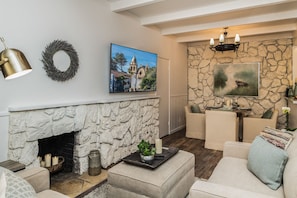 Living Room with Large TV