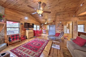 Main Living Space | Flat-Screen TV | Sound System