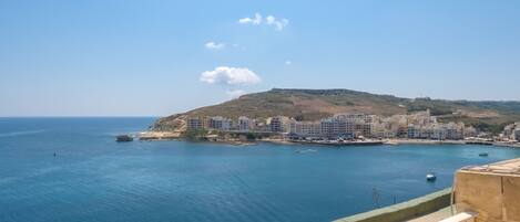 Penthouse view overlooking Marsalforn bay