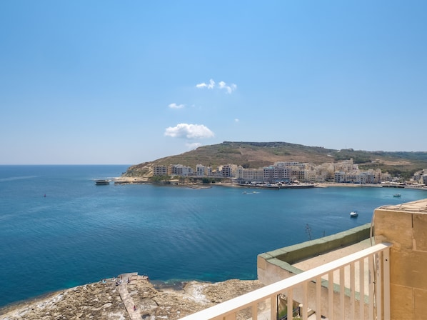 Penthouse view overlooking Marsalforn bay