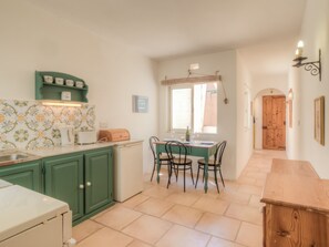 Kitchen and dining area