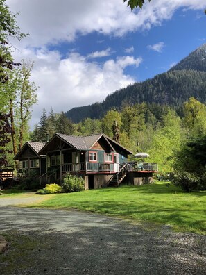 A view of the mountains from the grounds - wow!