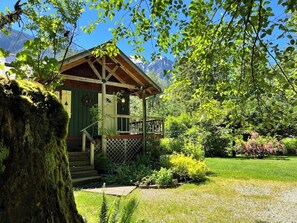 Plenty of yard for activities, landscaped during spring and summer months